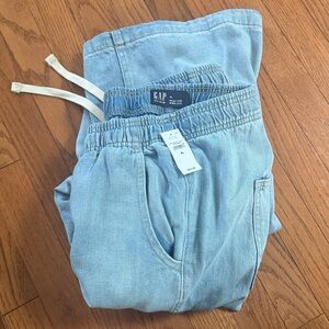 GAP high rise wide leg jeans